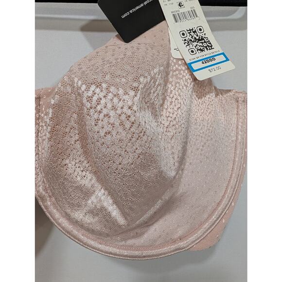 Wacoal 855303 Bra Back Smoothing Full Coverage Underwire Blush Pink 42DDD NWT - Picture 6 of 10